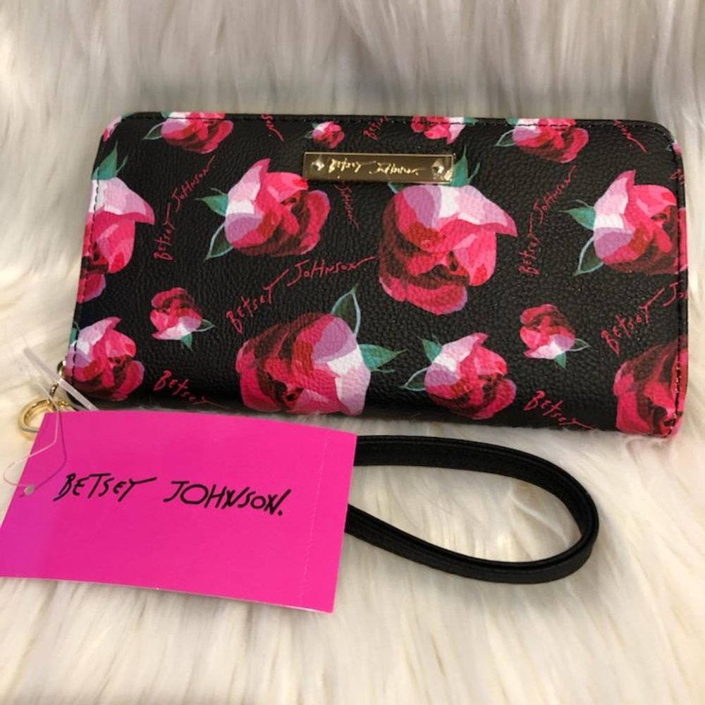Betsey Johnson Floral Wallet